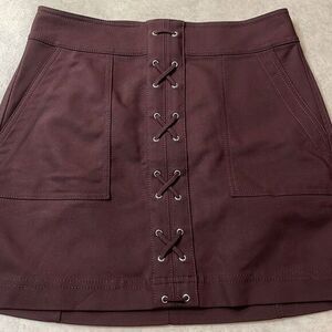 Express Womens Brown Mini Skirt Sz 2